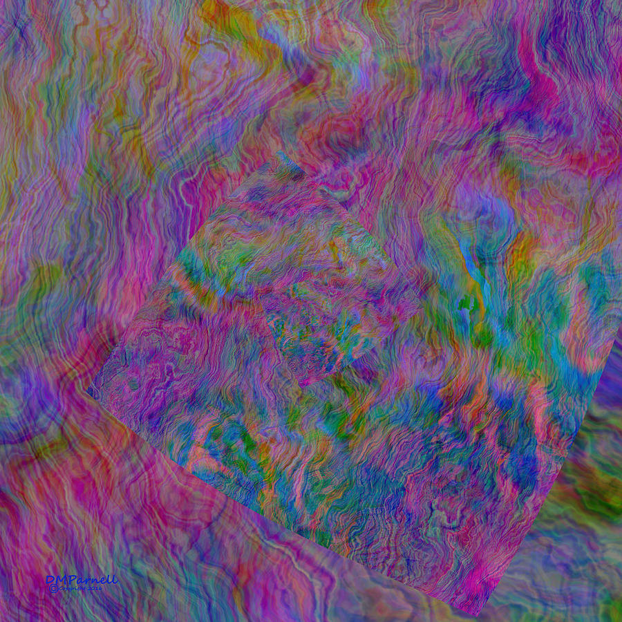 Watercolor Tie Dye Droste Version Digital Art by Diane Parnell - Fine ...