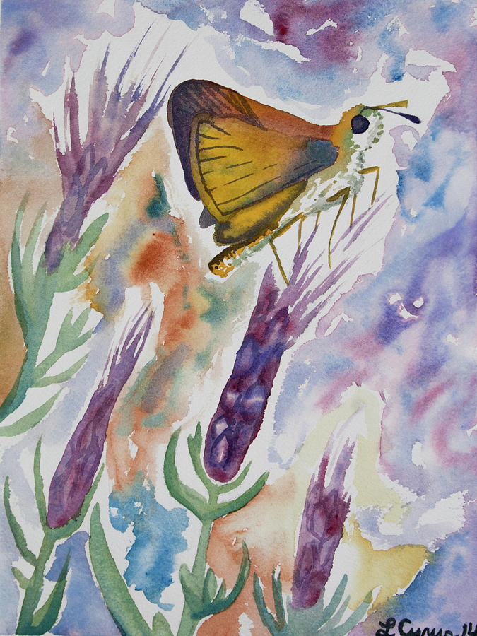 Watercolor - Whimsical Butterfly Painting by Cascade Colors