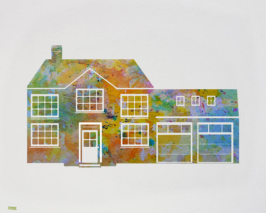 Watercolour House Series Painting by Oiyee At Oystudio