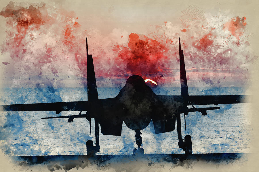 attack aircraft silhouettes