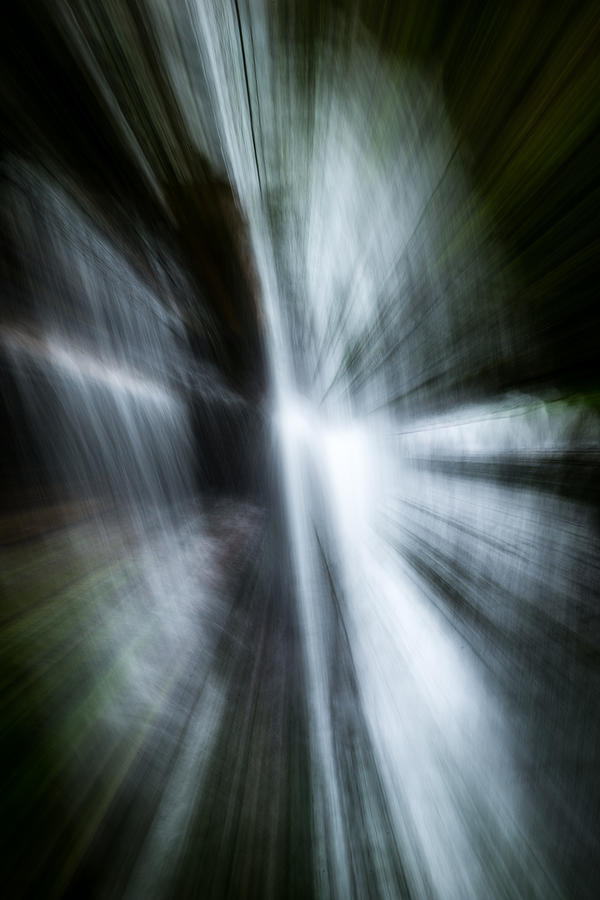Waterfall Abstract Photograph by Chris McKenna