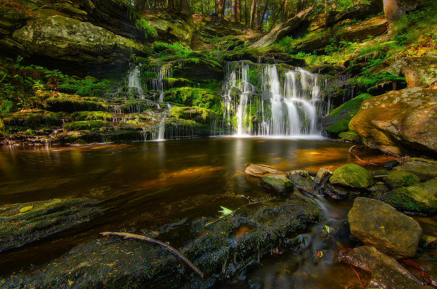 Waterfall at Day Pond State Park Photograph by Craig Szymanski