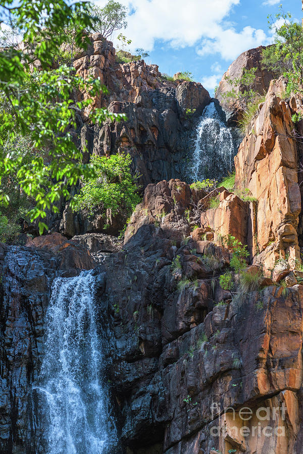 Waterfall at Katherine Gorge Photograph by Andrew Michael