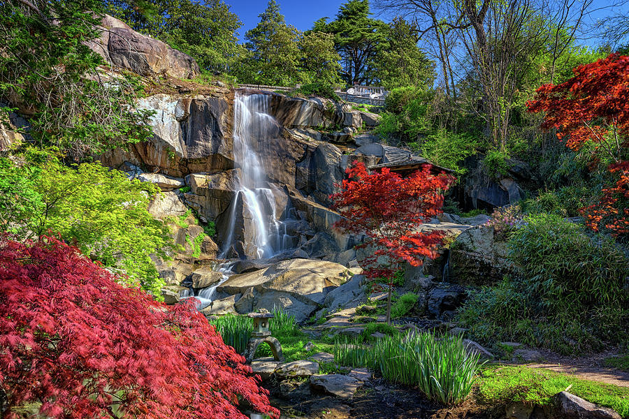 Richmond Photograph - Waterfall at Maymont by Rick Berk