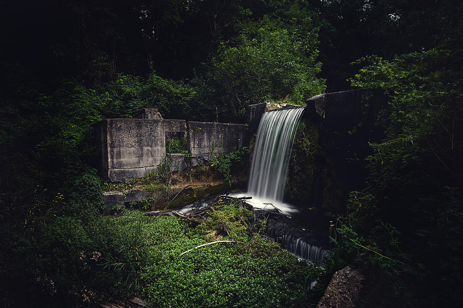 Kettle Moraine State Forest Photograph - Waterfall at Paradise Springs by Scott Norris