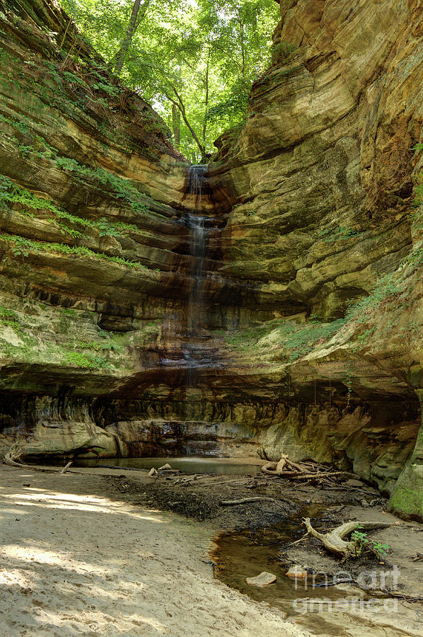 Waterfall at St. Louis Canyon HDR 1 Photograph by Alan Look