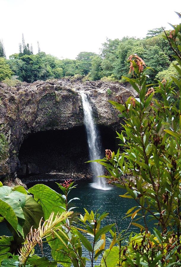 Waterfall Big Island Hawaii Photograph by Peter-hugo Mcclure