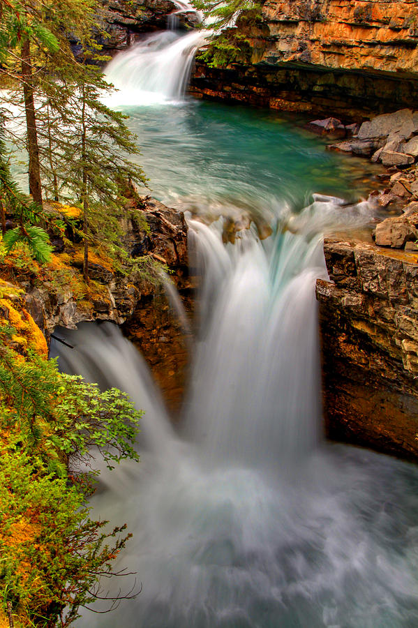 Banff National Park Photograph - Waterfall Canyon by Scott Mahon