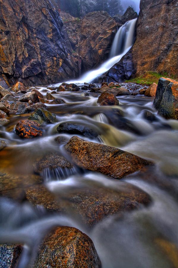 Waterfall Canyon Vertical Photograph by Scott Mahon