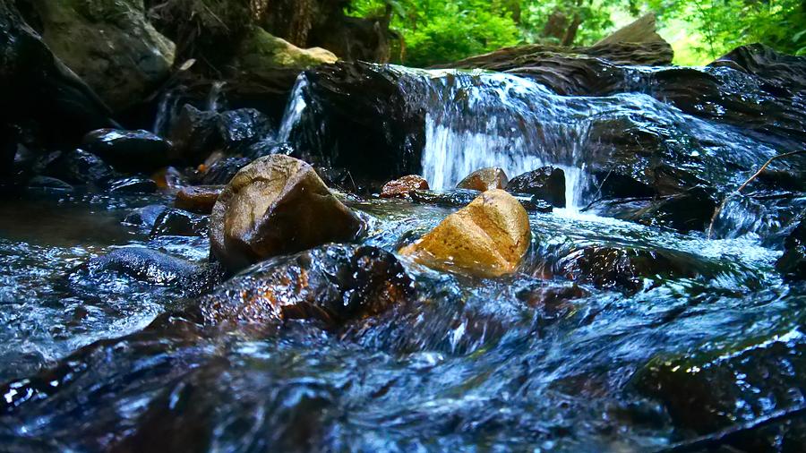 Waterfall creek Photograph by Alex King