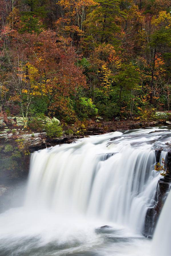 Waterfall Dreams in Autumn Photograph by Parker Cunningham