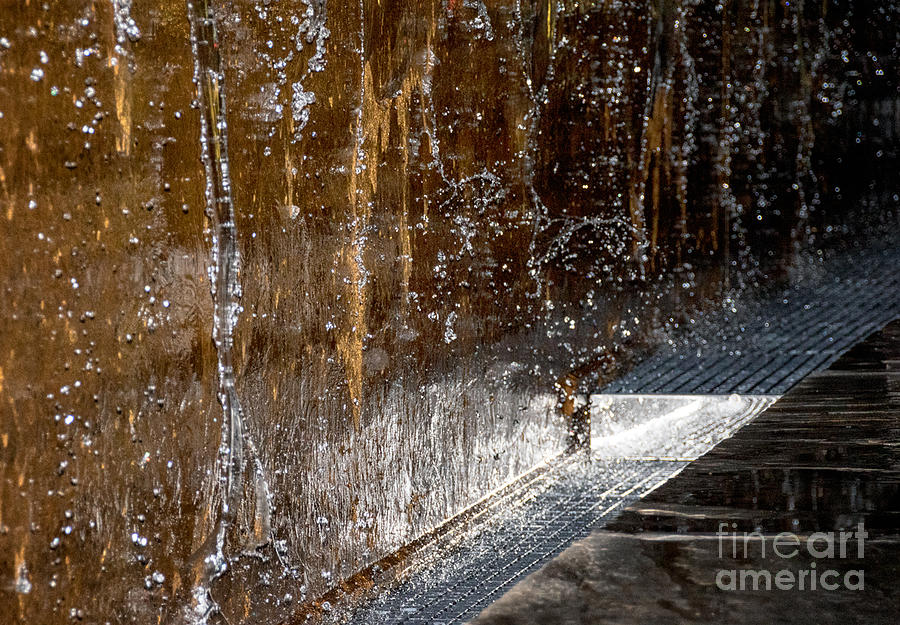 Waterfall Droplets Digital Art by Georgianne Giese