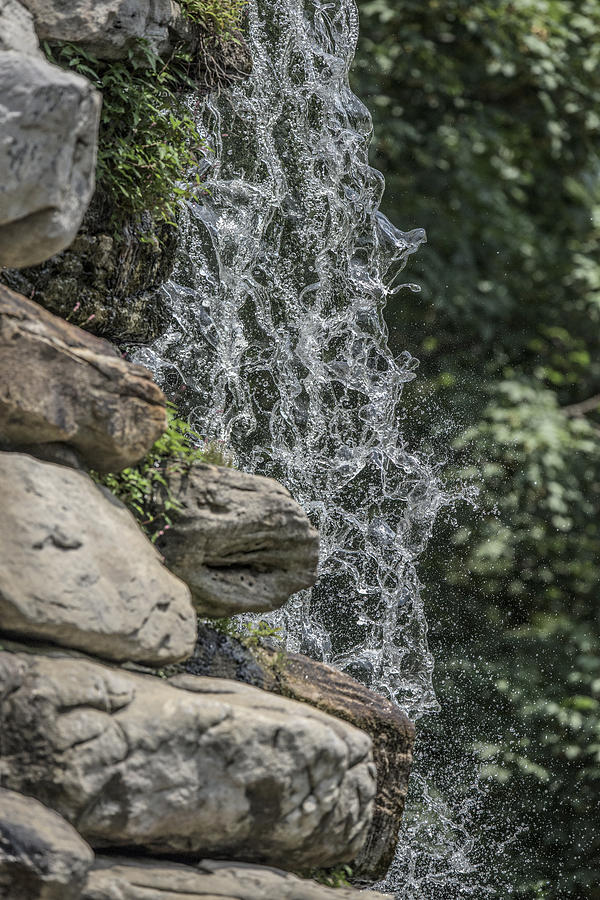 Waterfall Droplets Photograph by William Bitman