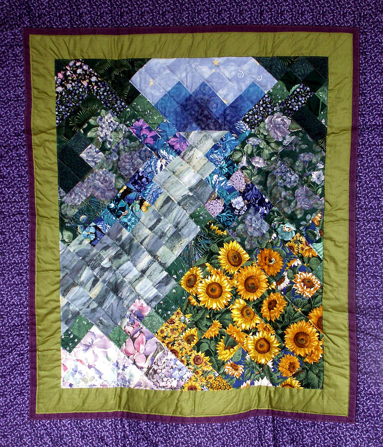 Waterfall Garden Quilt by Sarah Hornsby