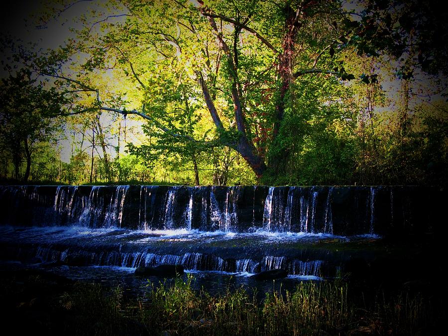 Waterfall in Aldie Photograph by Joyce Kimble Smith