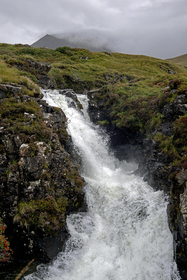 Waterfall in Isle of Skye Photograph by Dubi Roman