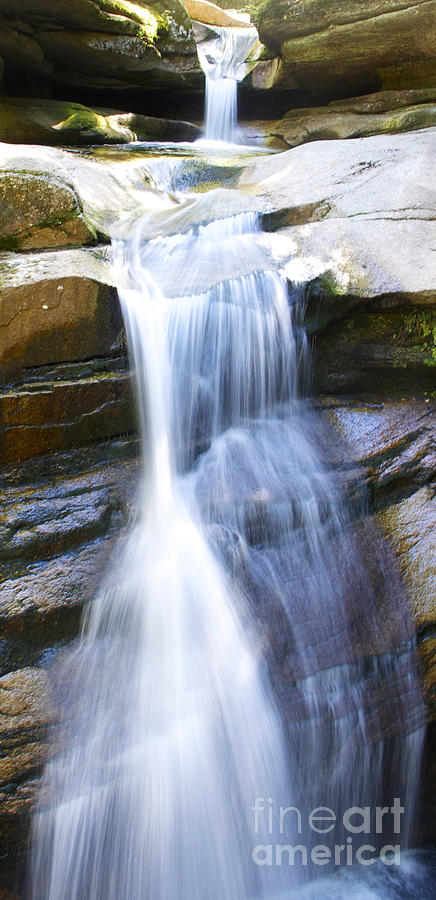 Waterfall In Nh Photograph