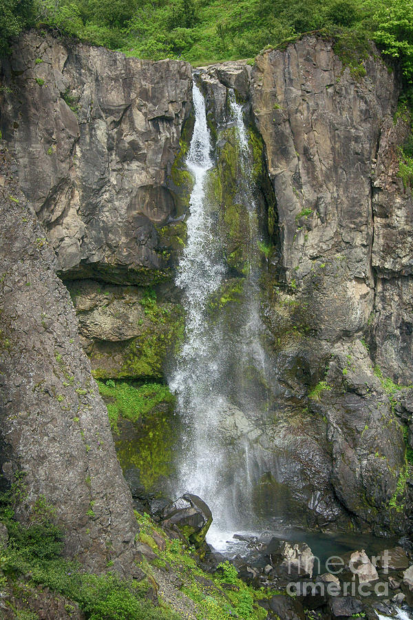 waterfall in Skaftafell National Park Photograph by Rudi Prott