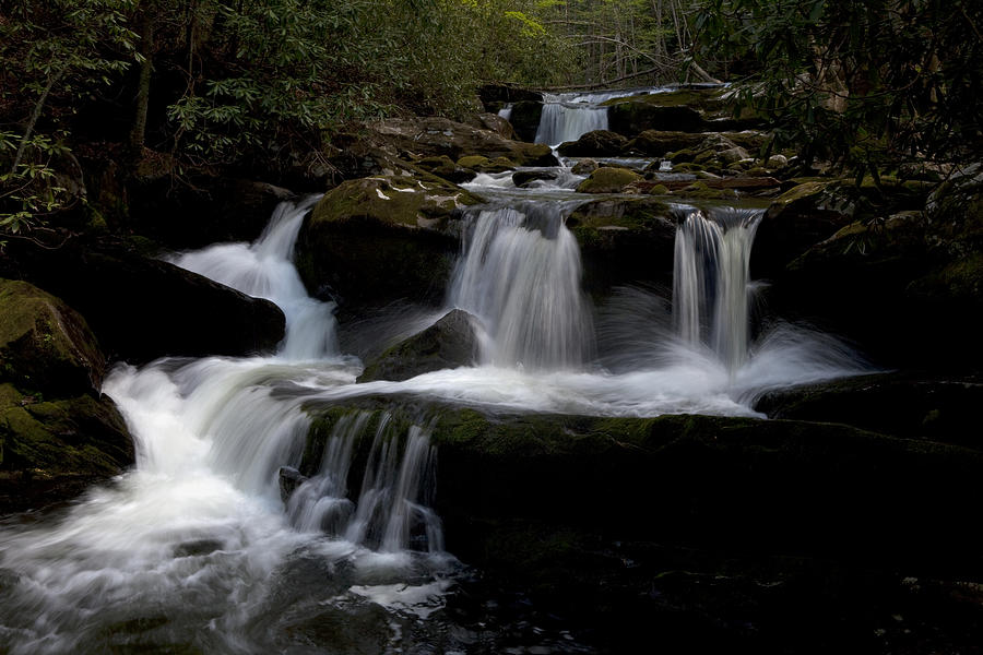 Waterfall in the Smokies 3503 Photograph by Peter Skiba