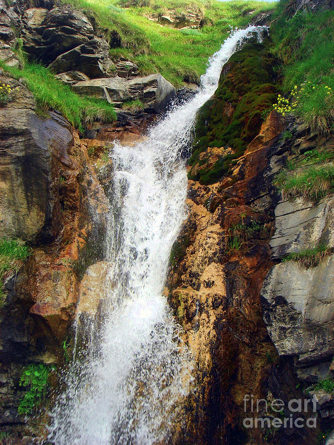 Waterfall Photograph by Jasna Dragun