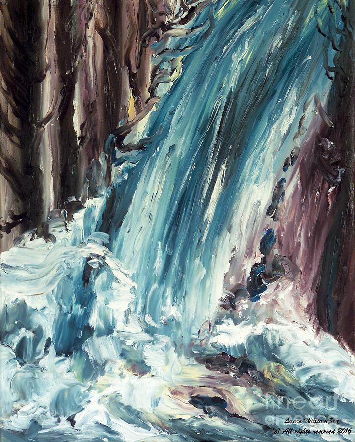 Waterfall Painting by Laara WilliamSen