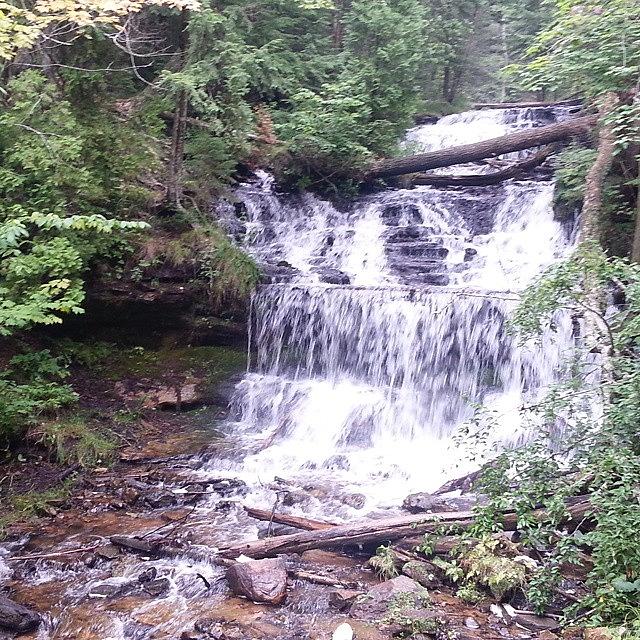 Waterfall Michigan 2013 Photograph by Shay Miller