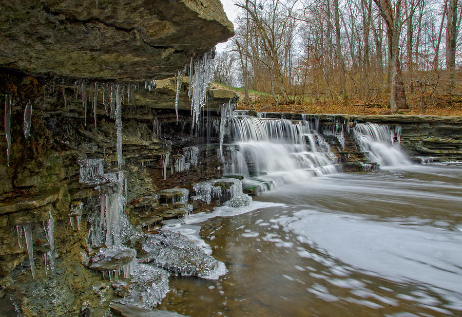 Waterfall near Cincinnati Ohio Photograph by Ina Kratzsch | Fine Art ...