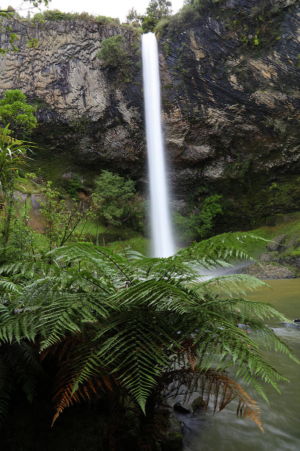 Waterfall. New Zealand Photograph by Les Cunliffe