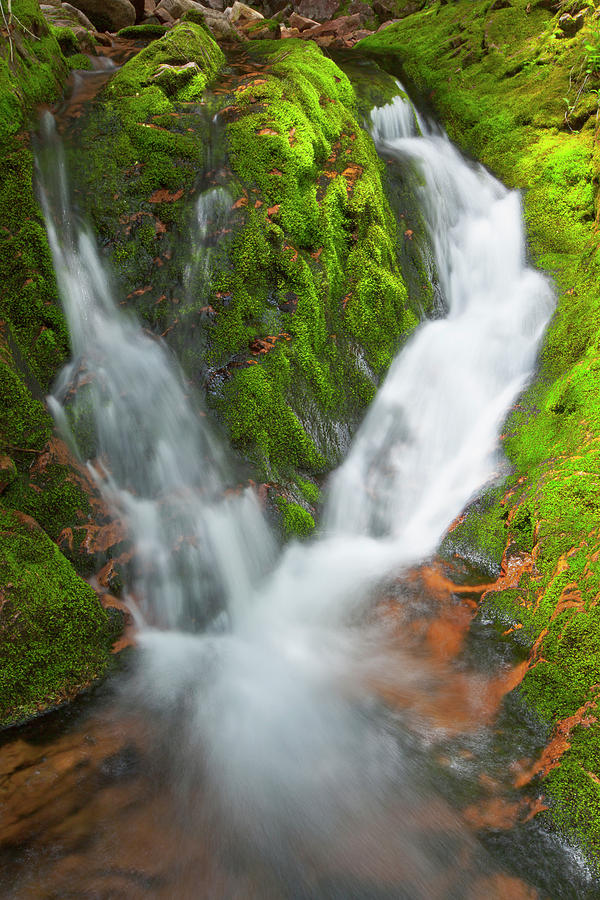 Waterfall On Big Brook Photograph by Irwin Barrett