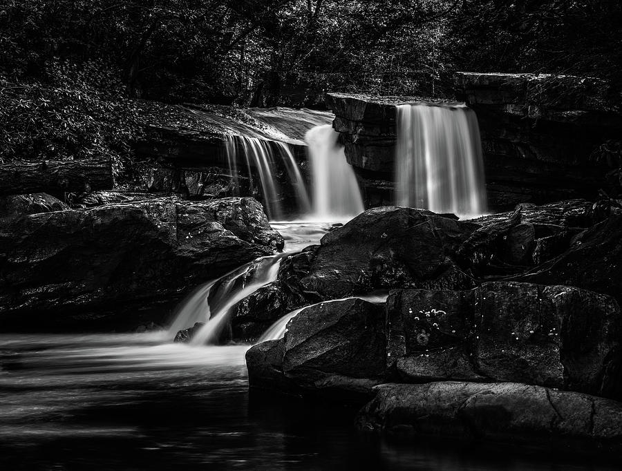 Waterfall on Deckers Creek near Masontown WV Photograph by Steven Heap