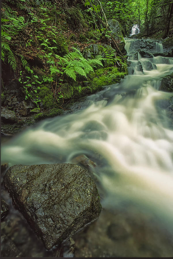 Waterfall On Mill Brook #1 Photograph by Irwin Barrett