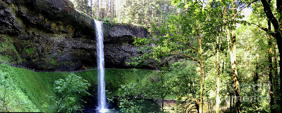 Waterfall Panorama Photograph by Paula Joy Welter