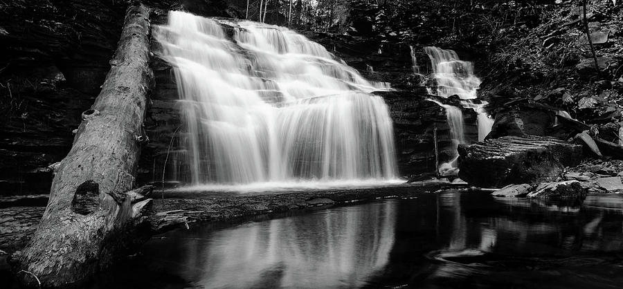 Waterfall Reflection Photograph by Crystal Wightman