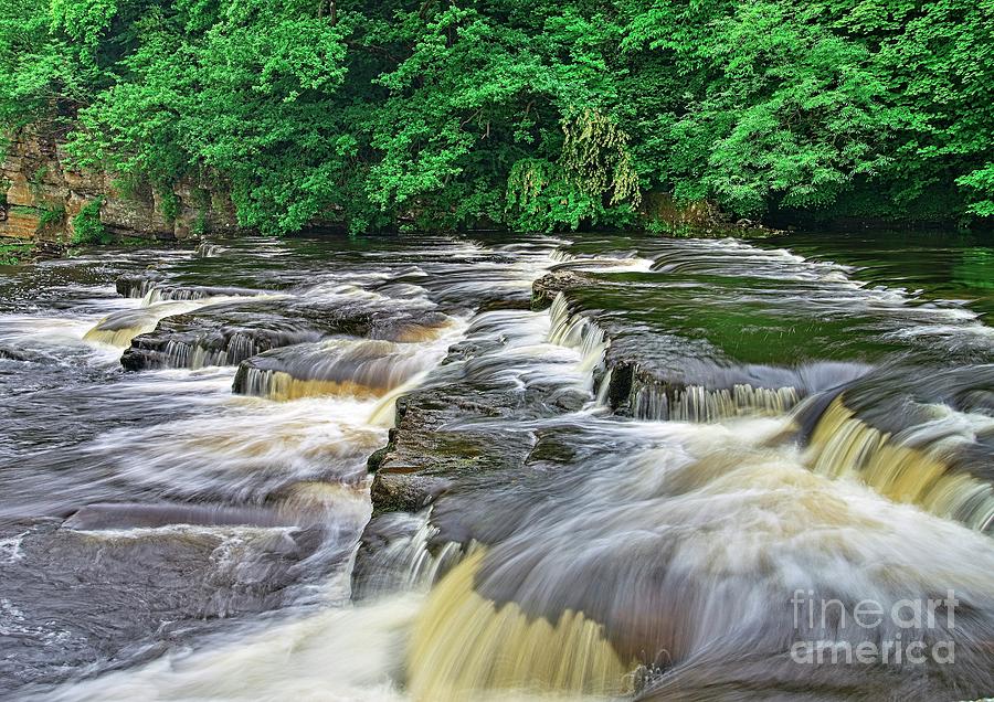 Waterfall, Richmond Yorkshire Photograph by Martyn Arnold