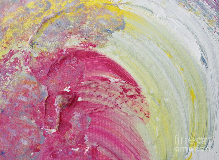 Waterfall In Pink Painting by Sarahleah Hankes