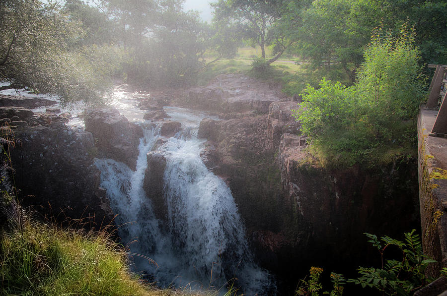 Waterfall Photograph by Sergey Simanovsky