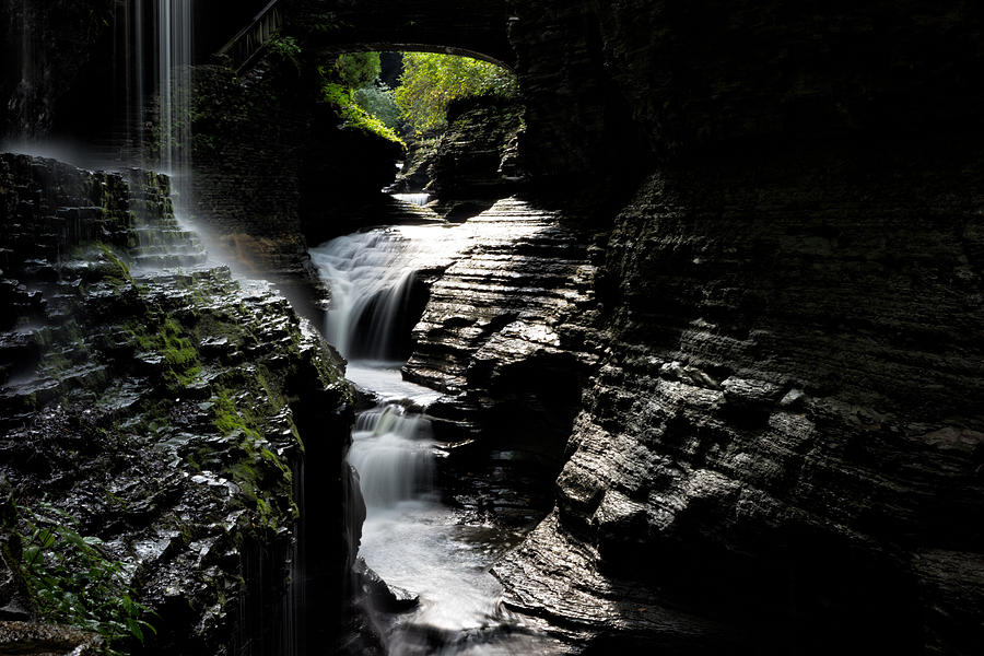 Waterfall Watkins Glen Photograph by Weir Here And There