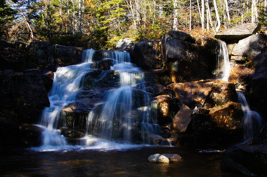 Waterfall, Whitewall Brook Photograph by Rockybranch Dreams