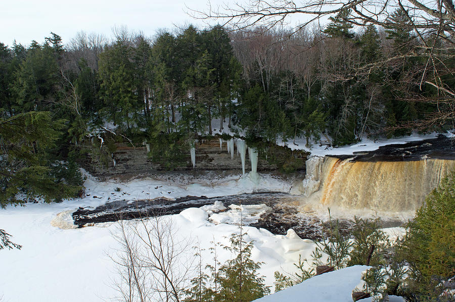 Waterfall Winter Photograph