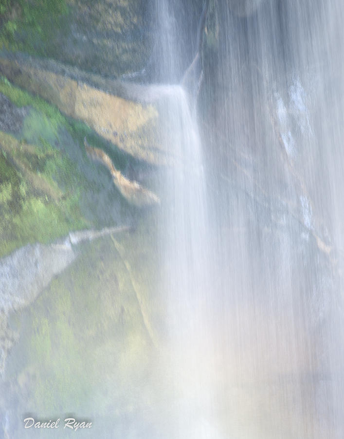Waterfall Photograph - Waterfall Within a Waterfall by Daniel Ryan