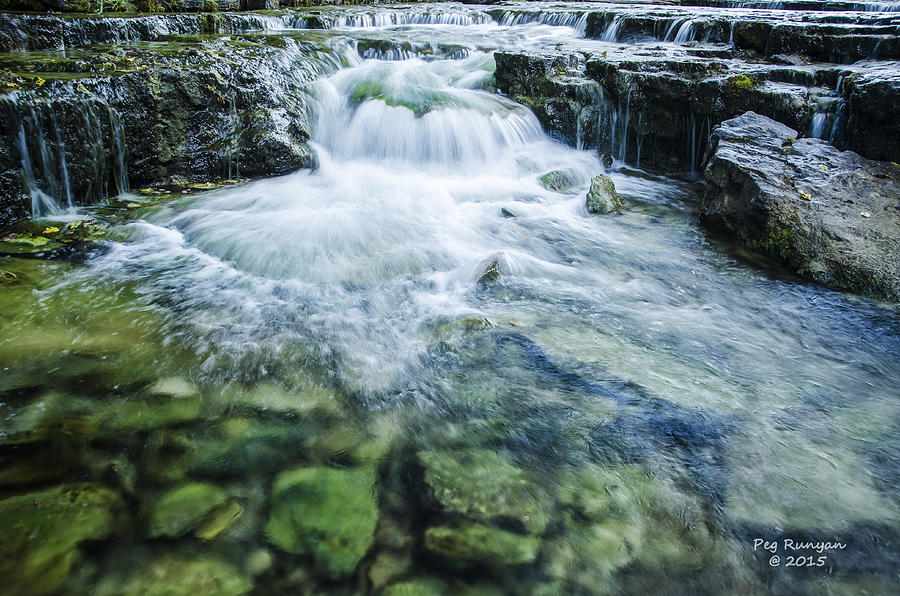 Waterfall Wonderland Photograph by Peg Runyan