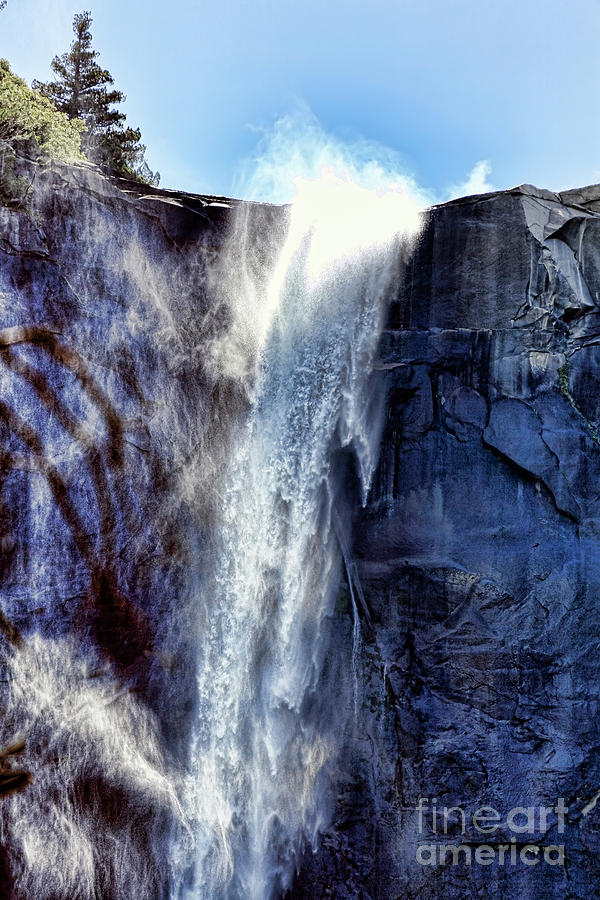 Waterfall Yosemite  Photograph by Chuck Kuhn