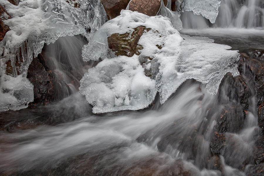 Waterfalls and Ice #2 Photograph by Irwin Barrett