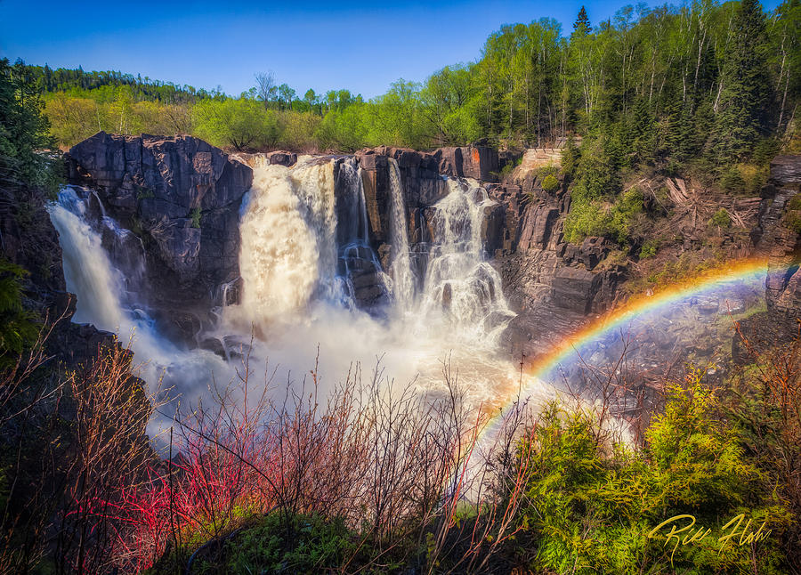 Waterfalls and Rainbows Photograph by Rikk Flohr