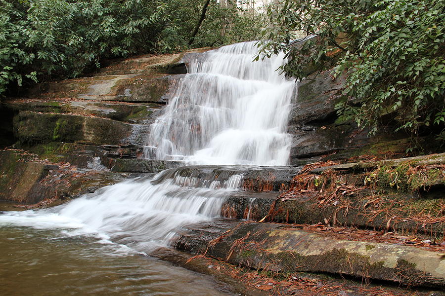 waterfalls in Clayton Georgia Photograph by Helene Toro - Pixels