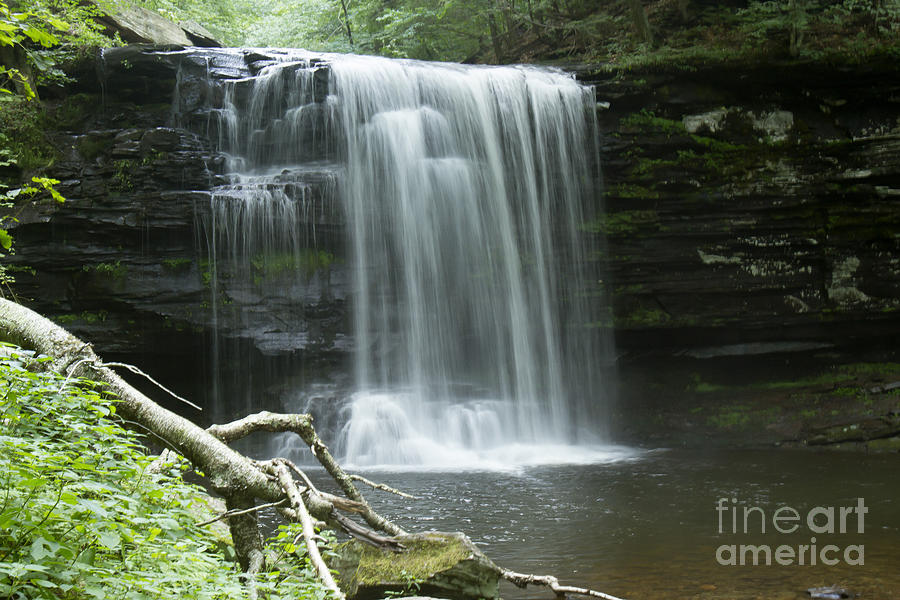 Waterfalls Photograph by Karen Foley