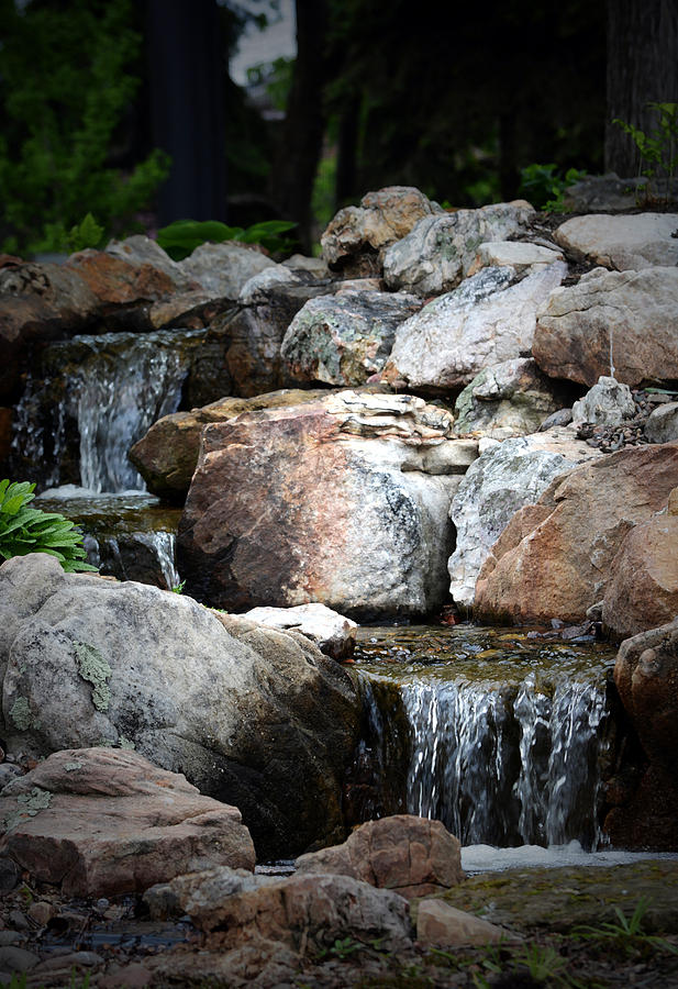 Chicago Photograph - Waterfalls - Lincoln Park Zoo by Richard Andrews