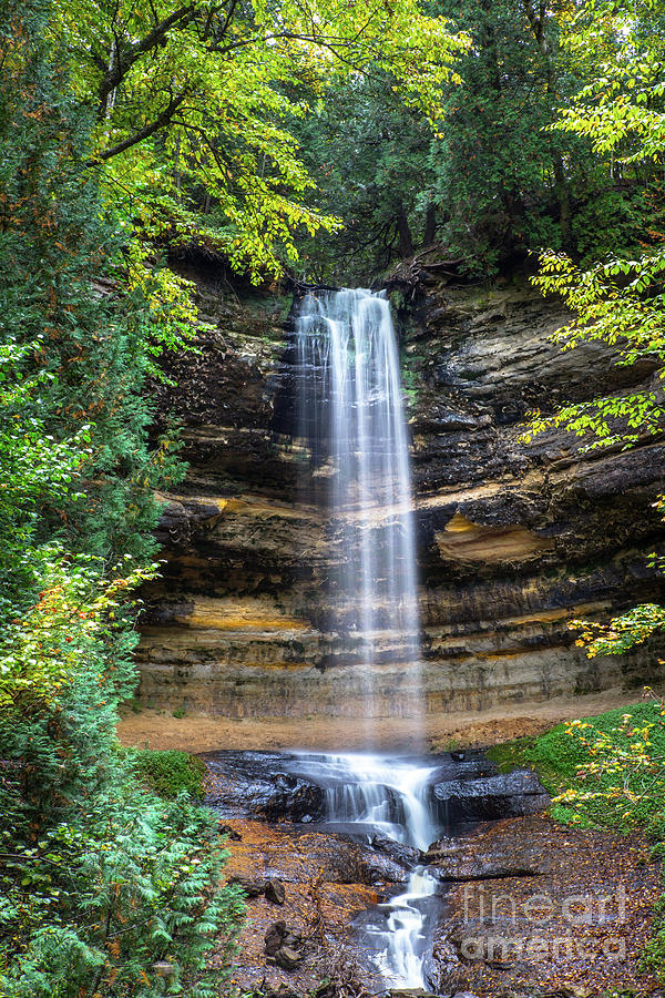 Waterfalls Munising -5401 Photograph by Norris Seward