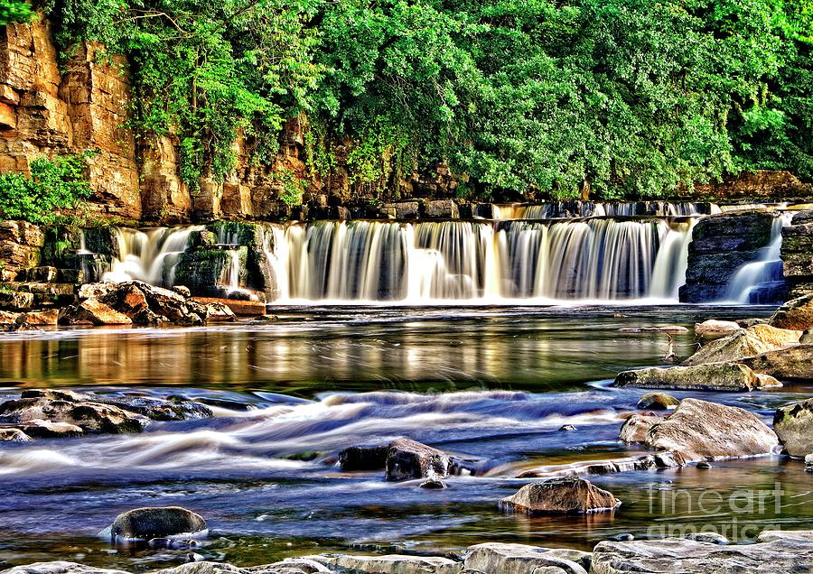 Waterfalls - Richmond Yorkshire Photograph by Martyn Arnold