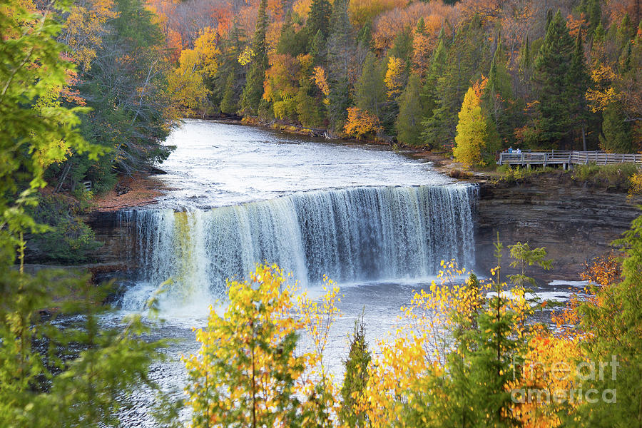 Waterfalls Upper Tahquamenon -5060  No Filters No effects Photograph by Norris Seward